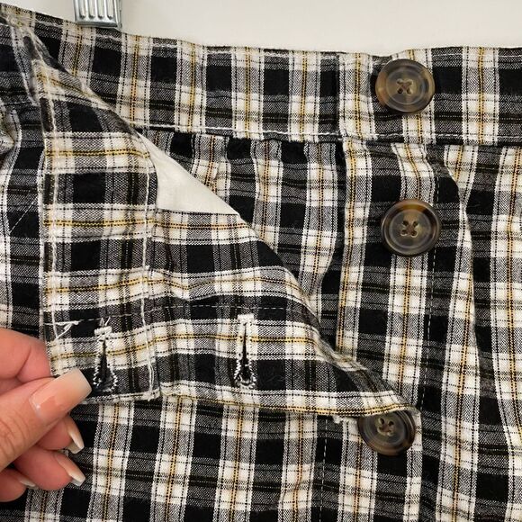 New! Hollister| XSmall Has Stretch Cotton Plaid Mini Skirt - Picture 9 of 12